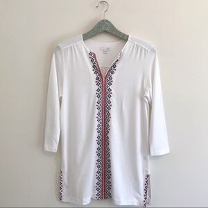 J. Jill | Embroidered Tunic Top